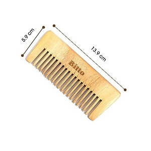 Peine de madera de peral hecho a mano para uso diario en el hogar, peine de madera de primera calidad, herramientas para el cuidado del cabello, de doble cara para uso doméstico, peine de madera. - Product Image 5
