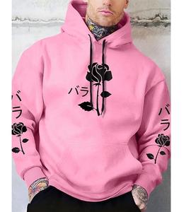 Sudadera con Capucha para Hombre, Talla Grande, Personalizable, Estampada, Cuello Redondo, Hombros Caídos, 100% Algodón, Manga Larga, la Más Vendida, Bangladesh - Product Image 2