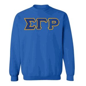 Sudadera con letras Sigma Gamma Rho, suéter de forro polar personalizado para hermandades griegas, ropa informal de moda para la universidad y el día a día - Product Image 2