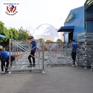 Cages en treillis métallique en acier inoxydable, boîte à palette pliable, protection contre la corrosion, multi-niveaux, taille personnalisée, cage en treillis métallique industrielle - Product Image 3