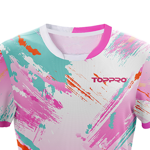 เสื้อยืดเจอร์ซีย์พิมพ์ลายกลางแจ้งแห้งเร็วงานตามสั่ง - Product Image 4