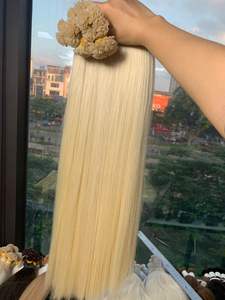 Extensions de cheveux à pointe plate, couleur très vendue, 60 cm, haute qualité, super double trame, lisses et soyeuses - Product Image 5