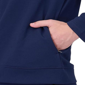 Conjunto Deportivo Casual para Hombre, Chaqueta con Cierre Completo y Bolsillos Laterales, Pantalones a Juego, Color Azul Marino, Poliéster Transpirable - Product Image 2