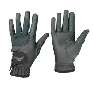 Gants d'équitation OEM pour hommes et femmes avec poignet réglable et paume antidérapante, gants d'équitation à doigts entiers - Product Image 2