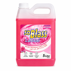 Nettoyant écologique pour sols Blass, 5 litres, parfum citron, parfum longue durée, élimine la saleté, 80 % d'ingrédients actifs pour tous les sols - Product Image 1