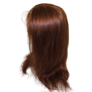 Peluca de la mejor calidad, hecha a mano, 100% color marrón ceniza ombre, natural, HD, transparente, con encaje frontal completo, larga y lisa. - Product Image 6