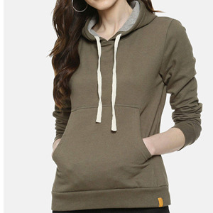Nouveauté 2026 : sweats à capuche longs pour femmes, 100 % coton, conception tendance, vente chaude, meilleur prix hiver, fabrication OEM - Product Image 1