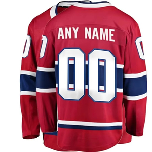 Service OEM à faible MOQ, Maillot de hockey sur glace 100% polyester respirant imprimé, Personnalisation du nom de l'équipe et de la marque, OEM ODM, Nouvelle Arrivée 2026 - Product Image 3