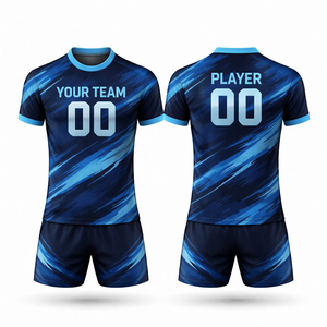 Vêtements d'équipe pour hommes sur mesure en gros, impression de logo privé, respirant, manches courtes, 100% polyester, séchage rapide, fabrication en usine - Product Image 1