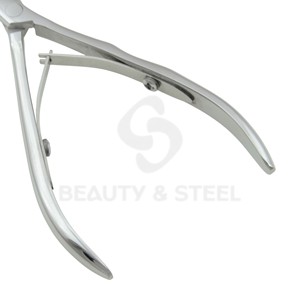 Premium Mirror Finish Curved Blade Stainless Steel Finger <b>Nail</b> Nipper Cuticle Clipper Ergonomic Handle Double Spring Beauty <b>Tool</b> - Product Image 3