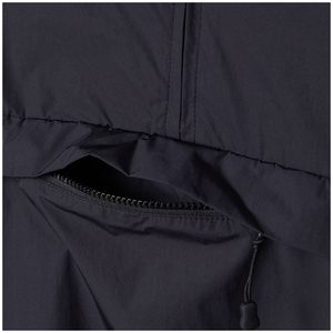 Veste coupe-vent légère en polyester et élasthanne, fournisseur en gros de vêtements de sport athlétiques, vêtements de course en plein air, anorak noir - Product Image 5
