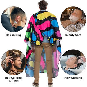 Capa de Peluquería Duradera y Económica, Tela Resistente, Material Confiable para Uso Prolongado - Product Image 3