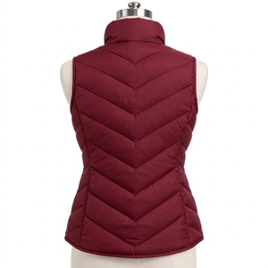 Chaleco Acolchado de Alta Calidad, Ligero, Tejido, Ecológico, Transpirable, Diseño sin Mangas, Relleno Cálido, para Mujer - Product Image 2