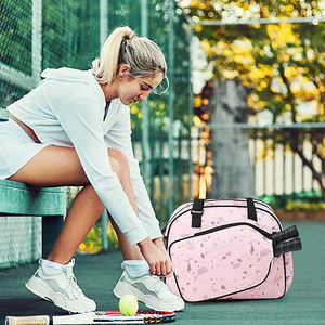 Sac de tennis personnalisé en gros, sac à dos pour raquette de tennis avec compartiment pour chaussures, sac de tennis - Product Image 6
