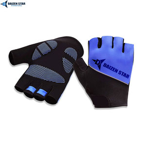 Gants tactiques Daizen Star à demi-doigts, noir et jaune, en PU durable, longueur poignet, écologiques et multifonctionnels, pour les sports quatre saisons - Product Image 3
