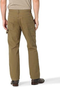Classic Men's Canvas Carpenter <b>Jeans</b> Spandex/Cotton Drawstring <b>Elastic</b> <b>Waist</b> Casual Comfortable Pants - Product Image 4