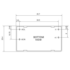 Module d'alimentation AC/DC haute puissance FranMar 10W FMM010 Montage sur circuit imprimé Encapsulé Sortie 3.3V/5V/12V/15V/24V Entrée 85-305VAC Cadre ouvert - Product Image 2