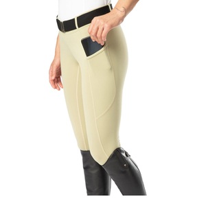 Pantalon d'équitation extensible 4 directions de haute qualité, leggings, collants, vêtements d'équitation en tissu technique au toucher doux - Product Image 3