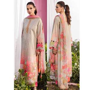 CHARIZMA RANG-E-BAHAR 2026, Conjunto Premium de 8 Piezas para Mujer, Salwar Kameez con Camisa Bordada y Estampada, y Dupatta de Chifón para Fiesta - Product Image 4