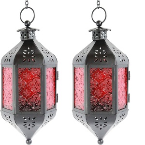 Lanternes porte-bougies artisanales en fer, petites, attrayantes, écologiques, avec impression personnalisée pour la décoration de Noël à la maison, vente en gros - Product Image 2