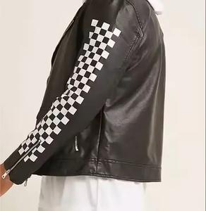 ราคาขายส่ง แจ็คเก็ตหนังแฟชั่นสีดำคุณภาพสูง แจ็คเก็ตหนังแบบซิป สตรีทแวร์สำหรับผู้ชาย เสื้อผ้าลำลอง CP-MLJ-14 - Product Image 3
