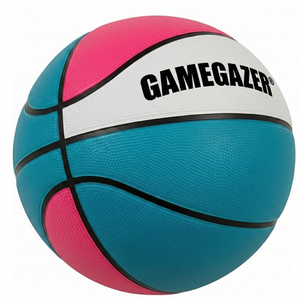 บาสเกตบอลยางธรรมชาติคุณภาพสูง ทนทาน น้ำหนักเบา ใช้ได้ทั้งในร่มและกลางแจ้ง บริการ OEM/ODM ปรับแต่งได้ รุ่นคลาสสิคใหม่ - Product Image 1