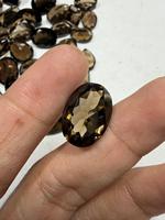 B U GEMS Cuarzo Ahumado Marrón Natural, Corte Esmeralda, Piedra Preciosa Suelta para Joyería, 10x14-13x18mm, 5-8 Quilates