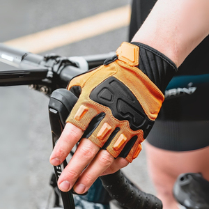 <b>Half</b> Finger Cycling Gloves Mesh Breathable Mens Outdoor Sports Riding Gloves Non <b>Slip</b> Grip Fitness Training Workout Hand Protect - Product Image 5
