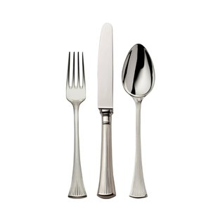 Vintage Flatware Set 4 Piece Stainless Steel Cutlery Cream <b>Plastic</b> Handle High <b>Mirror</b> Polish Finish for Wedding Dining Home Rest - Product Image 3