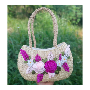 Sac bandoulière 99 GOLD DATA en jacinthe d'eau bohème, style vintage, avec fermeture éclair, portable, mini sac d'été pour femme, 500 ml, jaune - Product Image 4