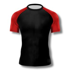 T-shirt de combat à manches courtes pour homme, imprimé loup, séchage rapide, MMA BJJ, sublimation, polyester, adulte - Product Image 4