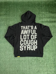 Hoodie décontracté pour homme, coupe courte, en polyester tissé écologique, respirant, avec poches, pour l'hiver - Modèle That's Awful Lot Cough Syrup - Product Image 2