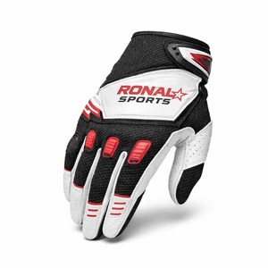 Gants de moto personnalisés à doigts entiers pour l'été, pour les sports BMX, VTT, DH, motocross et vélo - Product Image 4