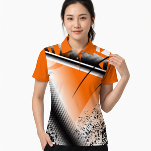 Chemise à manches courtes pour homme, orange, noir, blanc, imprimé animal, imprimé 3D, écologique, respirante, séchage rapide, polyester, décontractée - Product Image 4