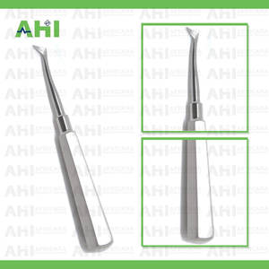 Elevador de Raíces Dental de Calidad Premium, Tipo Twist 27 L, Manual, de Acero Inoxidable, Certificado CE Clase I, Instrumento Dental Ergonómico Plateado - Product Image 2