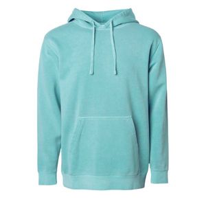 Sudadera con Capucha de Algodón Orgánico de Peso Medio, Estilo Casual y Elegante para Jóvenes, 100% Teñida con Pigmentos, Bordada, Suave, Resistente, Diseño Sólido para Invierno - Product Image 2