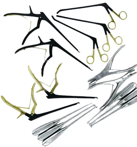 Kerrison Rongeurs Codman Curettes Osseuses Instruments Chirurgicaux Orthopédiques 15 Pièces A+ - Product Image 2