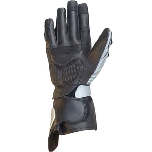 Gants de course unisexes MIX STYLE en cuir de chèvre et polyuréthane à doigts entiers, compatibles écran tactile, avec fermeture auto-agrippante, pour sports de plein air - Product Image 3