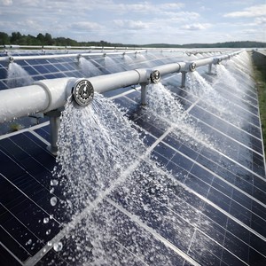 HYDROPLUS INTERNATIONAL Solar Panel Maintenance Jet <b>Spray</b> Nozzle SS304 Adjustable J Bolt PVC Tee Connector Rooftop Kit System - Product Image 3