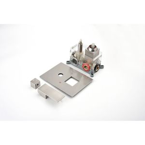 Valvola deviatrice a 2 vie in ottone massiccio per doccia, kit di sostituzione per miscelatore e maniglia doccia, rubinetti per vasca e doccia - Product Image 2