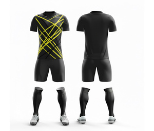 Uniforme de Fútbol Premium – Uniforme de Equipo con Sublimación Completa |   Tallas para Hombres, Mujeres y Jóvenes |   Ropa Deportiva Ligera de Secado Rápido para Entrenamiento - Product Image 6