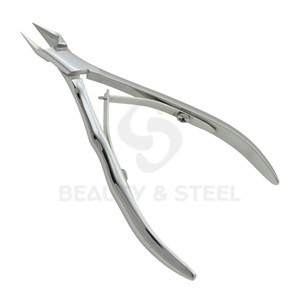Premium Mirror Finish Curved Blade Stainless Steel Finger <b>Nail</b> Nipper Cuticle Clipper Ergonomic Handle Double Spring Beauty <b>Tool</b> - Product Image 2