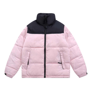 OEM Customized Unisex Winter Thick Puffer <b>Coat</b> Casual Style Vintage Worsted 100% Cotton Stand Collar Breathable Plus Size High - Product Image 6