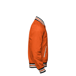 Chaqueta Varsity de Satén para Hombre, Personalizada con Logotipo en Relieve, Color Personalizado, Opciones de Logotipo en Múltiples Posiciones - Product Image 3
