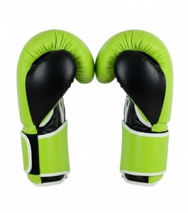 Guantes de Entrenamiento de MMA Profesionales con Logotipo Personalizado, de Cuero PU con Cordones en los Dedos, Absorbentes de Humedad, de Alta Calidad, Marca Personalizada - Product Image 2