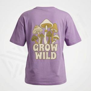 Camiseta Oversize de Algodón para Mujer, Diseño Holgado, Logotipo Personalizado con Transferencia Térmica, Color Personalizado, Transpirable, Blusa Casual de Estilo Urbano - Product Image 2