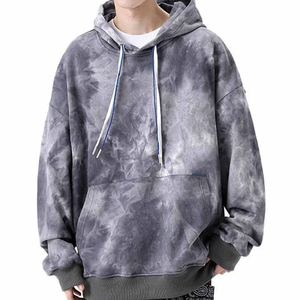เสื้อฮู้ดสตรีทแวร์แบบยูนิเซ็กซ์ ทรงโอเวอร์ไซส์ แขนยาว ผ้าฟลีซเฟรนช์เทอร์รี่ สำหรับฤดูหนาว มีกระเป๋า ดีไซน์โลโก้ด้านหน้า น้ำหนัก 370 กรัม - Product Image 3