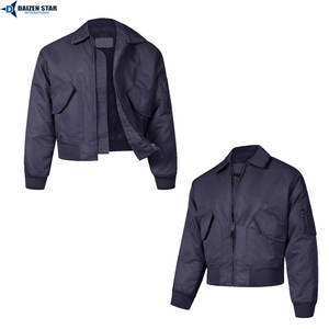 Chaqueta Bomber Unisex Ligera de Lona DAIZEN STAR de Calidad Premium, Estilo Urbano, Servicio OEM, Cuello Alto, Teñido Liso, Color Sólido - Product Image 5