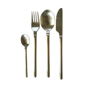 Ensemble de couverts haut de gamme en acier inoxydable 18/10, design baguette élégant, pour hôtel, restaurant et mariage. - Product Image 4