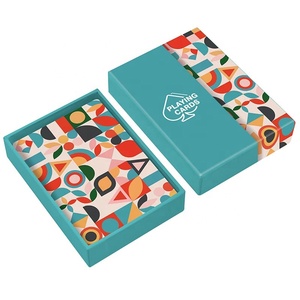 Paquete de caja rígida de cartón de naipes de impresión personalizada sin agujero para el dedo - Product Image 2